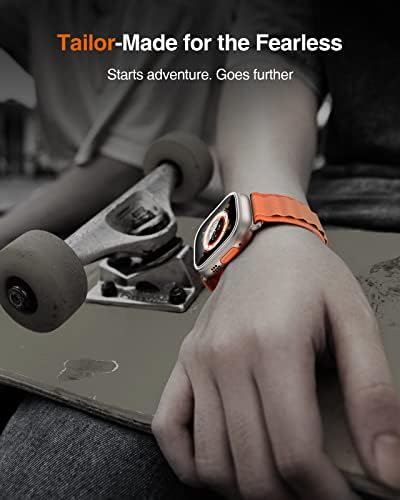 LK 6 חבילה עבור Apple Watch Ultra Screen Protector 49 ממ [התקן כלי כלול] מגע רגיש, HD Clarity [9H זכוכית מחוסמת] מגן מסך
